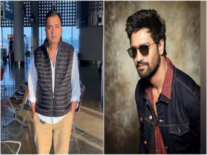 Vicky Kaushal's father Sham Kaushal distributes sweets to media persons | Vicky Kaushal's father Sham Kaushal distributes sweets to media persons