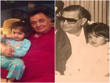 Neetu Kapoor shares throwback photos of Rishi Kapoor and Raj Kapoor as grandfathers | Neetu Kapoor shares throwback photos of Rishi Kapoor and Raj Kapoor as grandfathers