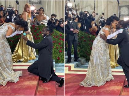 NYC commissioner Laurie Cumbo gets engaged on 2022 Met Gala red carpet | NYC commissioner Laurie Cumbo gets engaged on 2022 Met Gala red carpet