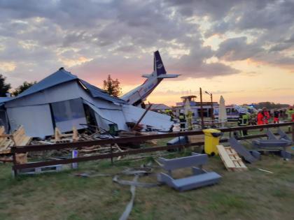 5 killed as light aircraft crashes into hangar in Poland | 5 killed as light aircraft crashes into hangar in Poland
