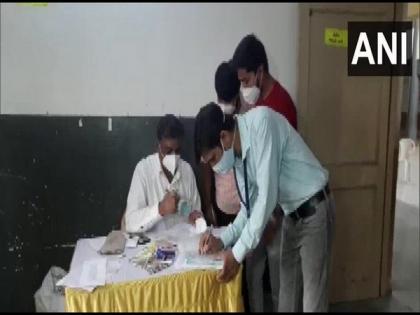 Gandhinagar civic polls: Voting for 44 seats in 11 wards begins | Gandhinagar civic polls: Voting for 44 seats in 11 wards begins