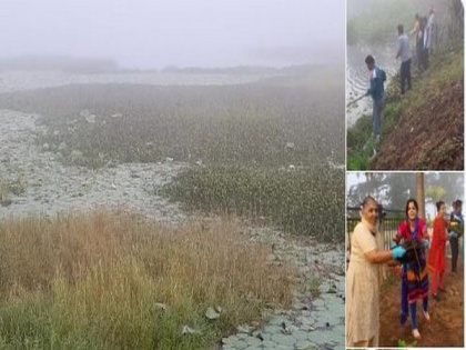 C'garh: Locals launch cleanliness drive to preserves historic Dalpat Sagar lake | C'garh: Locals launch cleanliness drive to preserves historic Dalpat Sagar lake