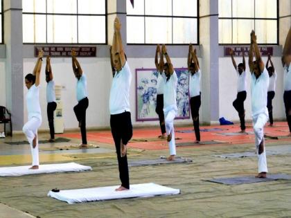 International Yoga Day celebrations at Secunderabad Military station | International Yoga Day celebrations at Secunderabad Military station