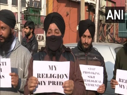 J-K: Sikh community protest demanding action into Golden Temple incident | J-K: Sikh community protest demanding action into Golden Temple incident