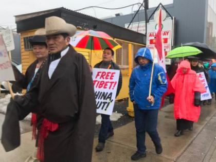 Demonstration in Ottawa against Beijing Winter Olympics | Demonstration in Ottawa against Beijing Winter Olympics