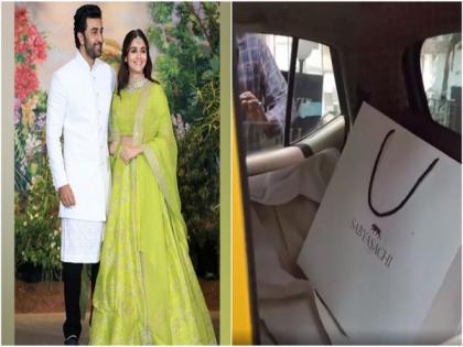 Sabyasachi outfits arrive at Ranbir Kapoor's residence ahead of rumoured wedding with Alia Bhatt | Sabyasachi outfits arrive at Ranbir Kapoor's residence ahead of rumoured wedding with Alia Bhatt