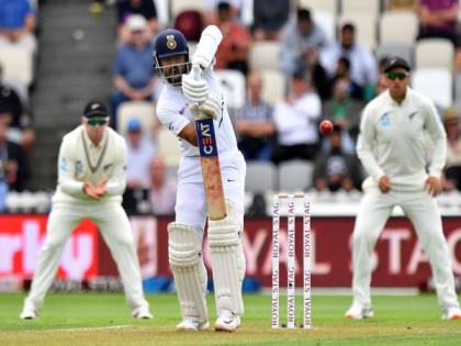 Rahane shows resistance against New Zealand pacers on day one | Rahane shows resistance against New Zealand pacers on day one