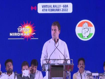 There is a fight only between BJP, Congress in Goa: Rahul Gandhi | There is a fight only between BJP, Congress in Goa: Rahul Gandhi