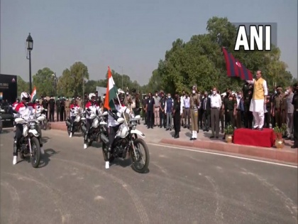 Rajnath Singh flags off BRO's motorcycle expedition, presides over breakthrough blast of Sela tunnel virtually | Rajnath Singh flags off BRO's motorcycle expedition, presides over breakthrough blast of Sela tunnel virtually