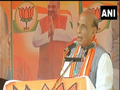 Sound of bombs replaced Rabindra sangeet in Bengal, says Rajnath Singh | Sound of bombs replaced Rabindra sangeet in Bengal, says Rajnath Singh