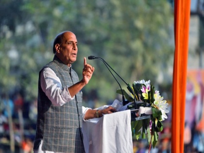 Rajnath Singh to address public meetings in Assam today | Rajnath Singh to address public meetings in Assam today