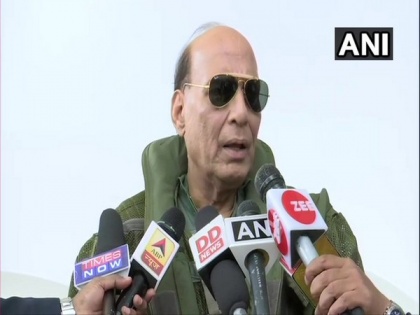 India increasing combat capability for 'self-defence', says Rajnath after Rafale induction into IAF | India increasing combat capability for 'self-defence', says Rajnath after Rafale induction into IAF
