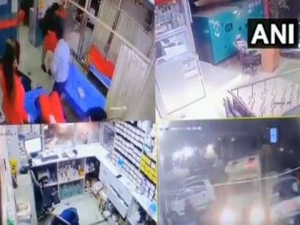 Kin of patient rams vehicle inside Gurugram hospital; probe underway | Kin of patient rams vehicle inside Gurugram hospital; probe underway Kin of patient rams vehicle inside Gurugram hospital; probe underway | Kin of patient rams vehicle inside Gurugram hospital; probe underway