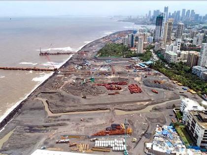 58% of total work of Mumbai Coastal Road Project completed | 58% of total work of Mumbai Coastal Road Project completed