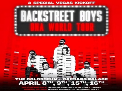 Backstreet Boys to kick off DNA World Tour with Las Vegas Shows | Backstreet Boys to kick off DNA World Tour with Las Vegas Shows