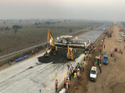 Patel Infrastructure creates world record for laying pavement quality concrete | Patel Infrastructure creates world record for laying pavement quality concrete