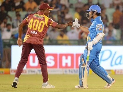 Tendulkar hails India and WI Legends' 'competitive spirit' in Road Safety World Series game | Tendulkar hails India and WI Legends' 'competitive spirit' in Road Safety World Series game