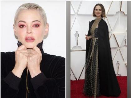Rose McGowan slams Natalie Portman's 2020 Oscars ensemble | Rose McGowan slams Natalie Portman's 2020 Oscars ensemble Rose McGowan slams Natalie Portman's 2020 Oscars ensemble | Rose McGowan slams Natalie Portman's 2020 Oscars ensemble