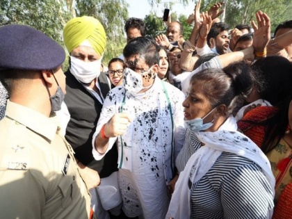 Ink thrown at AAP leader Sanjay Singh in Hathras, Samajwadi Party slams UP government | Ink thrown at AAP leader Sanjay Singh in Hathras, Samajwadi Party slams UP government