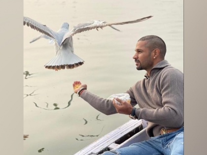 Dhawan feeds birds amid bird flu, Varanasi DM says action to be taken against boatman | Dhawan feeds birds amid bird flu, Varanasi DM says action to be taken against boatman