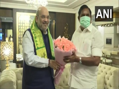 Ahead of elections, Shah meets Tamil Nadu CM, Deputy in Chennai | Ahead of elections, Shah meets Tamil Nadu CM, Deputy in Chennai