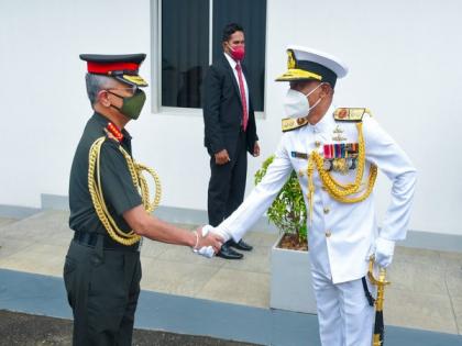 Army Chief General Naravane calls on Sri Lankan Navy Commander Vice Admiral Nishantha Ulugetenne | Army Chief General Naravane calls on Sri Lankan Navy Commander Vice Admiral Nishantha Ulugetenne
