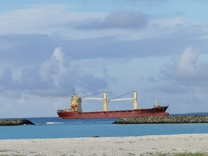 Cargo vessel MCP Linz reaches anchorage at Maldives' Kulhudhufushi | Cargo vessel MCP Linz reaches anchorage at Maldives' Kulhudhufushi