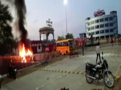 Contractual workers' protest at Chhattisgarh power plant | Contractual workers' protest at Chhattisgarh power plant