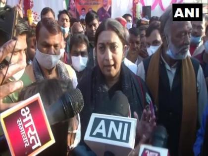 Amethi witnessing development under PM Modi's leadership: Irani | Amethi witnessing development under PM Modi's leadership: Irani
