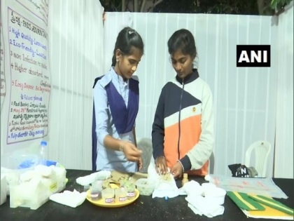 Govt school students in Telangana make 'zero waste' sanitary napkins | Govt school students in Telangana make 'zero waste' sanitary napkins