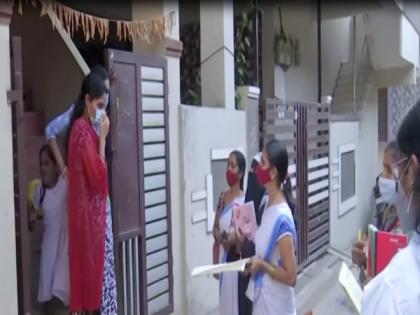 Health teams conduct door to door fever survey in Hyderabad | Health teams conduct door to door fever survey in Hyderabad