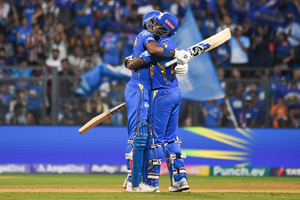 IPL 2024: Ishan, Surya hammer blazing fifties as Mumbai Indians thrash RCB by 7 wickets | IPL 2024: Ishan, Surya hammer blazing fifties as Mumbai Indians thrash RCB by 7 wickets IPL 2024: Ishan, Surya hammer blazing fifties as Mumbai Indians thrash RCB by 7 wickets | IPL 2024: Ishan, Surya hammer blazing fifties as Mumbai Indians thrash RCB by 7 wickets