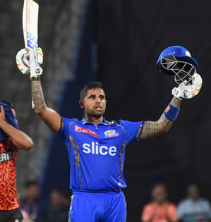 IPL 2024: Surya's unbeaten ton after Pandya, Chawla three-fers help MI beat SRH by 7 wickets | IPL 2024: Surya's unbeaten ton after Pandya, Chawla three-fers help MI beat SRH by 7 wickets