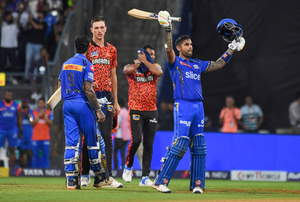 IPL 2024: Surya's unbeaten ton guides Mumbai Indians to 7-wicket win over SRH | IPL 2024: Surya's unbeaten ton guides Mumbai Indians to 7-wicket win over SRH