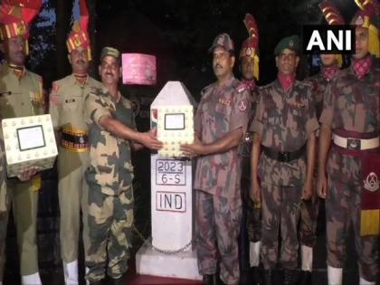 India, Bangladesh troops exchange Diwali sweets at Akhaura | India, Bangladesh troops exchange Diwali sweets at Akhaura