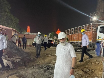 PM Modi inspects construction site of new Parliament building | PM Modi inspects construction site of new Parliament building