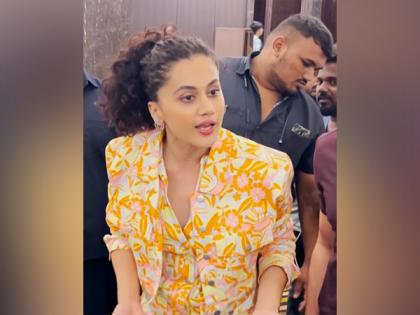 'Please talk to me in a respectful manner': Taapsee Pannu gets into heated argument with paparazzi | 'Please talk to me in a respectful manner': Taapsee Pannu gets into heated argument with paparazzi