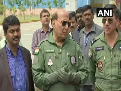 Rajnath Singh: First defence minister to fly Tejas (LCA) | Rajnath Singh: First defence minister to fly Tejas (LCA)