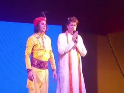 Tej Pratap plays Lord Krishna on Janmashtami in Patna | Tej Pratap plays Lord Krishna on Janmashtami in Patna