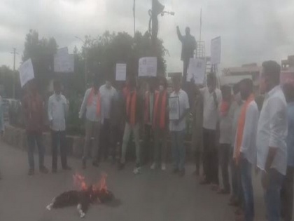Telangana BJP workers protest against China | Telangana BJP workers protest against China