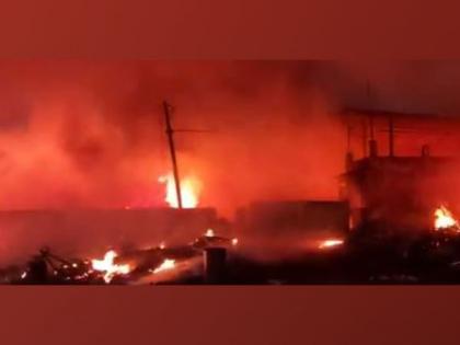 Fire breaks out at scrap godown in Gujarat's Valsad district | Fire breaks out at scrap godown in Gujarat's Valsad district Fire breaks out at scrap godown in Gujarat's Valsad district | Fire breaks out at scrap godown in Gujarat's Valsad district