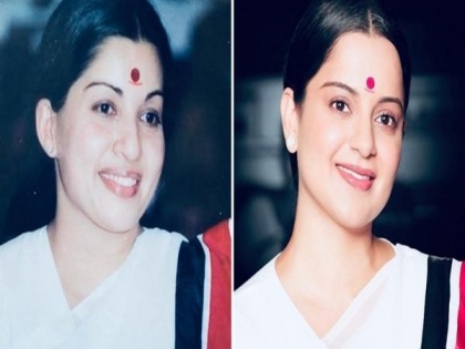 Rangoli shares Kangana's 'Thalavi' look as Jayalalithaa on her birth anniversary | Rangoli shares Kangana's 'Thalavi' look as Jayalalithaa on her birth anniversary