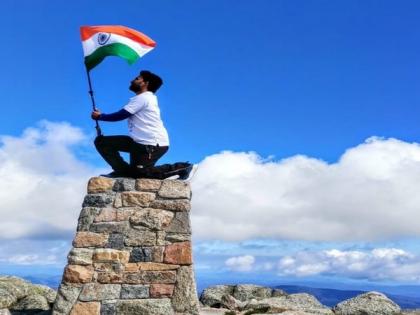 Telangana youngster scales Australia's highest peak | Telangana youngster scales Australia's highest peak Telangana youngster scales Australia's highest peak | Telangana youngster scales Australia's highest peak