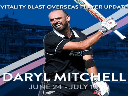 Vitality T20 Blast: Daryl Mitchell to join Middlesex for last nine group stage matches | Vitality T20 Blast: Daryl Mitchell to join Middlesex for last nine group stage matches