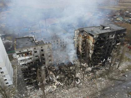 Russian forces strike at residential buildings in Ukraine's Chernihiv | Russian forces strike at residential buildings in Ukraine's Chernihiv