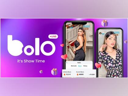 With over INR 40 crore annualised GTV Runrate, Bolo Live emerges as India's largest platform for creator monetisation | With over INR 40 crore annualised GTV Runrate, Bolo Live emerges as India's largest platform for creator monetisation