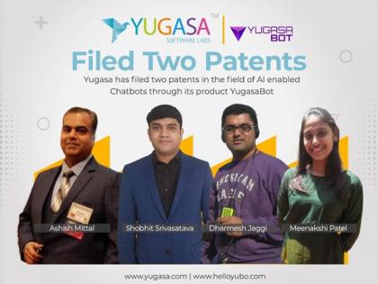 Yugasa Software Labs filed patents in the field of Conversational AI and Chatbots | Yugasa Software Labs filed patents in the field of Conversational AI and Chatbots