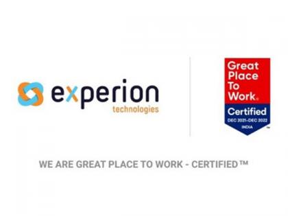 Experion Technologies is now Great Place to Work - Certified™ | Experion Technologies is now Great Place to Work - Certified™