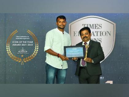 Chennais Amirta Bags 'The Best Institution in Hotel Management' Award at The Times Education Icons 2021-2022 | Chennais Amirta Bags 'The Best Institution in Hotel Management' Award at The Times Education Icons 2021-2022