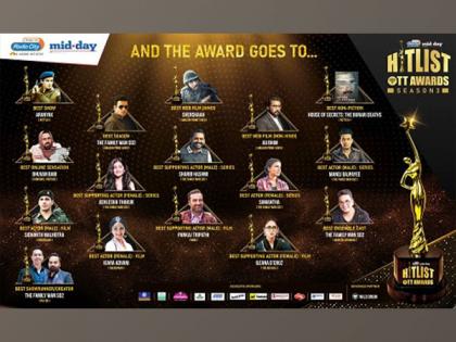 Radio City and Mid-Day successfully culminate season 3 of the most popular and credible Hitlist OTT Awards | Radio City and Mid-Day successfully culminate season 3 of the most popular and credible Hitlist OTT Awards